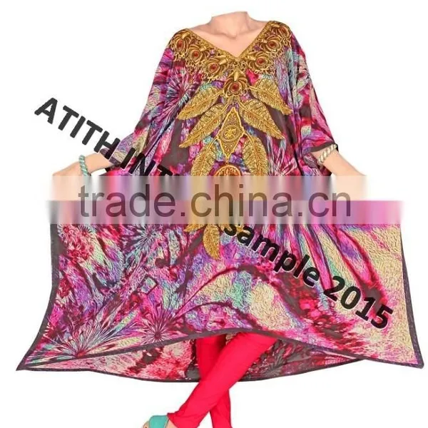 DIGITAL PRINT VISCOSE KAFTANS photo-3