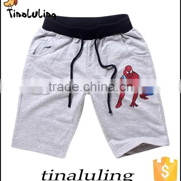New Arrival Boys Spiderman Pants Latest Design Baby Frock Children Shorts photo-3