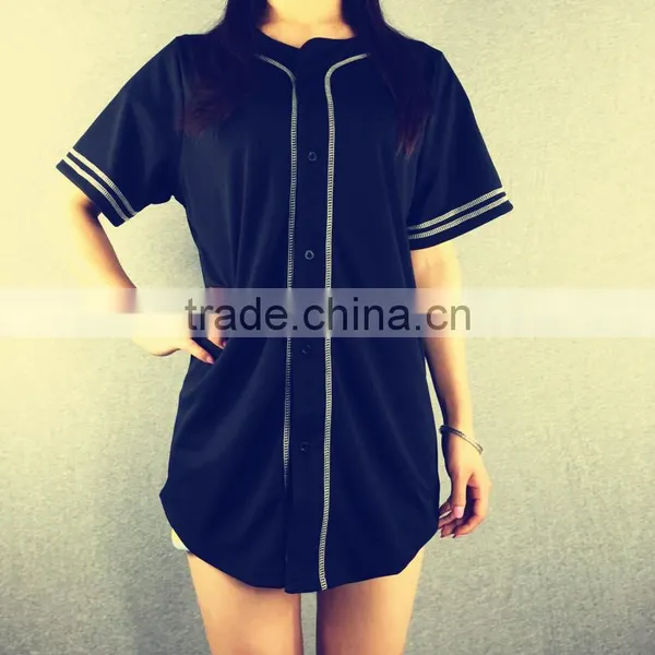 Quick Dri-Fit Unisex Baseball T Shirt Baseball Tops Custom Blank Baseball Jersey Plain Baseball Tee Shirts Wholesale photo-4