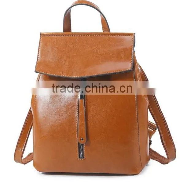 Zm35793a Fashion Vintage Women Bag Girls Leather Backpack photo-4