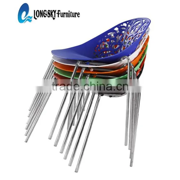 LS-4002 China Supplier Bonsai Chair , New Design Modern Plastic Chair for Living Room photo-5