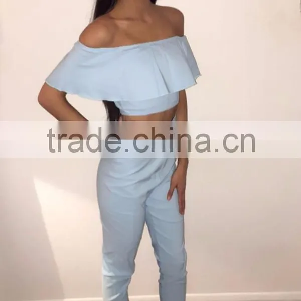 Runwaylover 009 2017 Ladies Summer Fashion Two Piece Suits photo-2