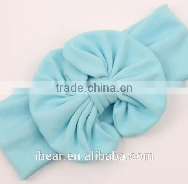 Dupioni Silk Baby Headband Kids Hair Accessories With Lace Rhinestone photo-4