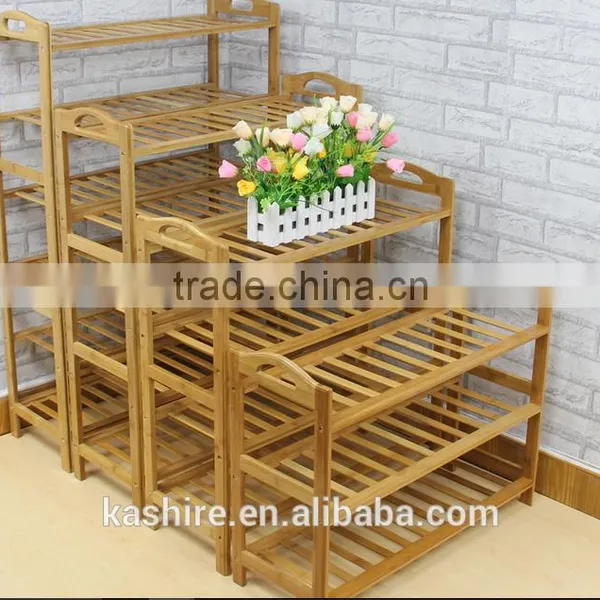 2015 Cheap Hot Selling Wooden Bamboo Shoe Racks