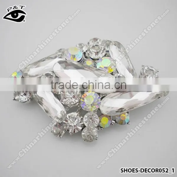 Fancy Design Shiny Diamond Crystal Shoe Clip For Lady's Shoes photo-2