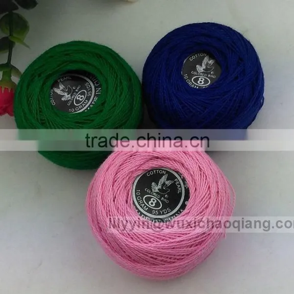 100% Mercerized Cotton Tape Yarn,cotton Knitting Yarns Mercerised photo-6