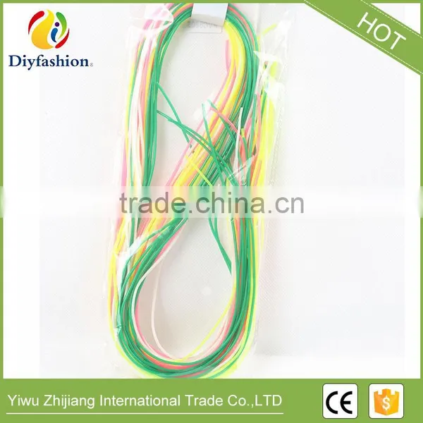 PVC8812 DIY Knit Plastic Scoubidous Twisted PVC Strings Color Under Crystal Scoubidous for Kids photo-2