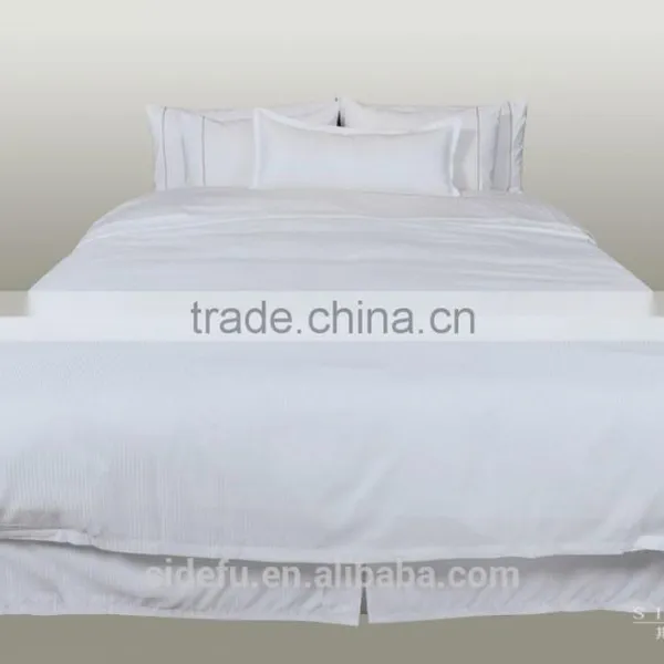 Luxury Star Hotel Satin Stripe Duvet Cover Supplier photo-4