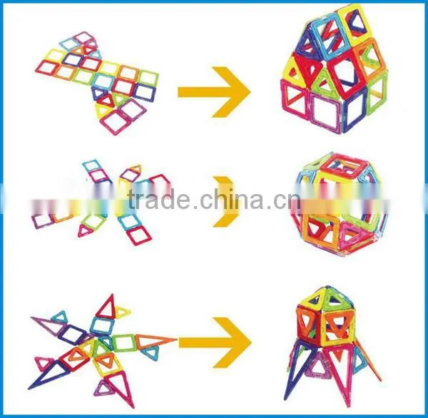 Kids Educational Construction Set Toys Magnetic Building Blocks photo-4