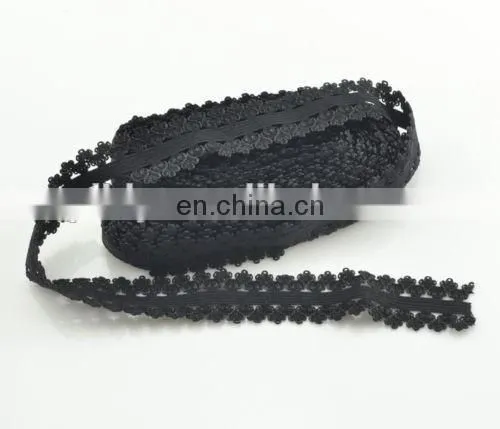 6/8" Elastic Spandex Band Floral Lace photo-4