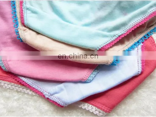 Wholesale 100 % Cotton Print Kids Underwear /Cartoon Print Girl Briefs Kids Underwear photo-4