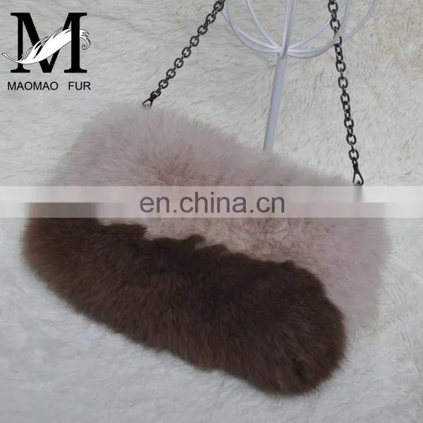 2016 New Fashion Bag Latest Design Real Fox Women Fur Bag photo-3