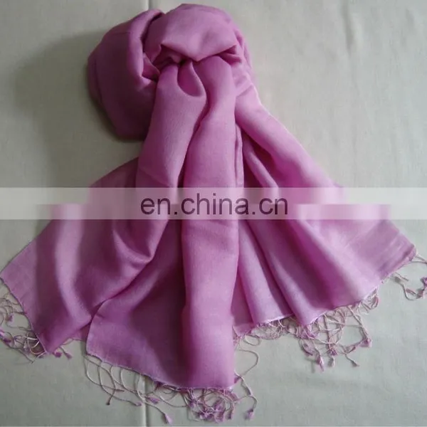 Silk Pashmina Wool Shawls Water Pashmina Stoles, Very Thin, Soft and Light Weight in Delhi photo-2