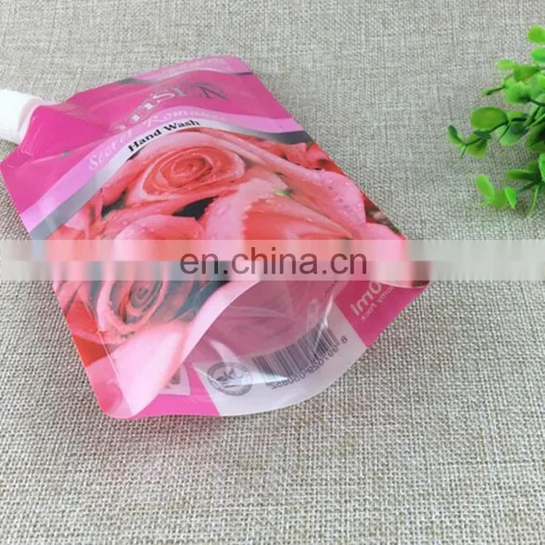 Trusted Factory Supplier Stand Up Nozzle Spout Pouch for Shampoo Bag photo-4