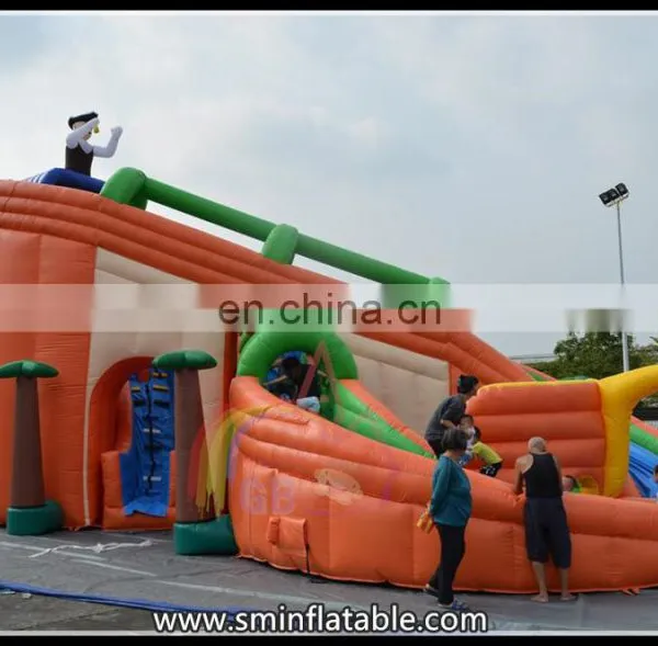 Funny Inflatable Slide, Inflatable Circle Slide, Inflatable Slide With Farmer Arch for Sale photo-2