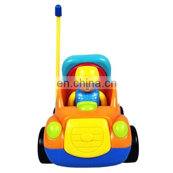 Cartoon 3 Channel Remote Control Car Toys Including Battery photo-2