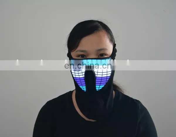 Custom Unisex Led Light up Party Mask, Led Glowing Mask photo-5