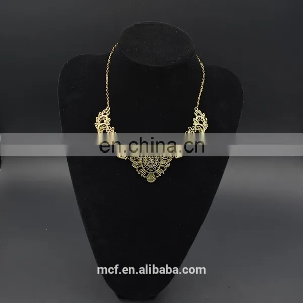 Wholesale Crystal Diamond Rhinestone Fashion Pendant Necklace MCB-0036 photo-3