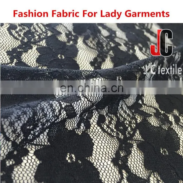 Thin Silk Slip Lace Trim Dentelle Lace Fabric Elastic Dyeing Fashion Lace Fabric photo-3