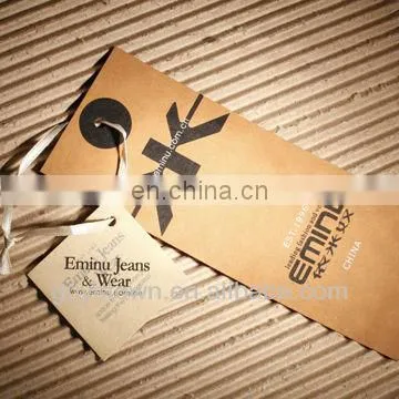 Custom Thick Card Silver Eyelet Price Tag for Garment photo-6