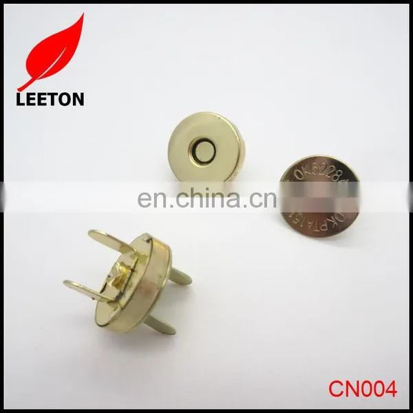 Factory Supply 14mm Gold Magnetic Snap Button for Handbag photo-2