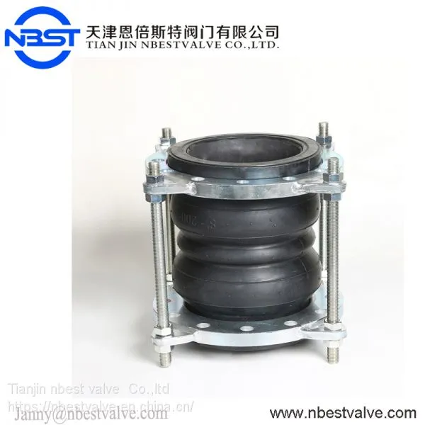 DN500 Three Carbon Steel Flange Valve Pipe Fittings Expansion Joint