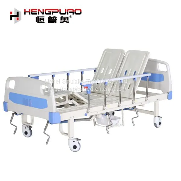 Elderly Care Equipment Manual Adjustable Bed With Toilet for Disabled Patient photo-3
