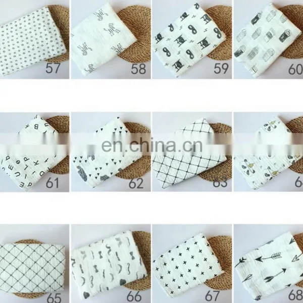 Soft 100% Organic Cotton Classic Animal Print Newborn Baby Receiving Blanket photo-6