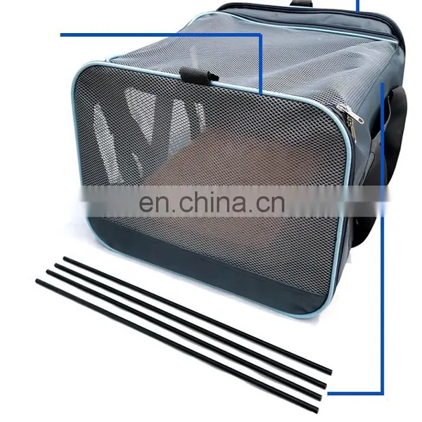 Portable Dog Car Seat Travel Carrier Bag With Safety Leash Heavy Duty Ped Bed photo-5