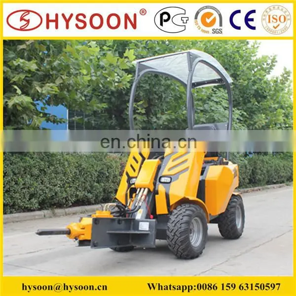 HYSOON Hy200 Mini Garden Tractor Loader With Hydraulic Hammer photo-2