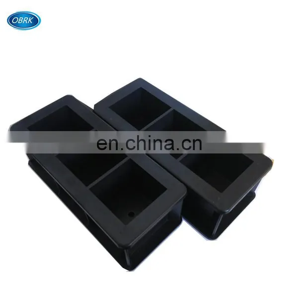 100mm ABS Plastic Three Gang Concrete Cube Moulds,Cement Mortar Mold,Black Cube Mould for Concrete photo-4