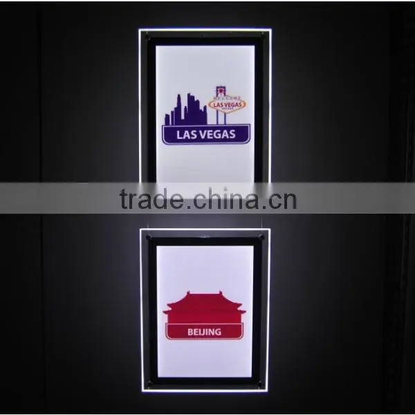 Cable Suspension LED Light Box for Real Estate Agents Window Display photo-2