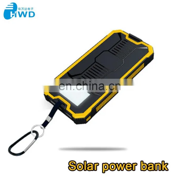 Best Selling Products 8000mah10000mAh Solar Power Bank With Led Light photo-3