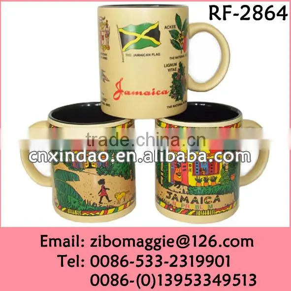 Can Shape Colored Ceramic Wholesale Party Mug With Custom Print for Drinking Tea Mug