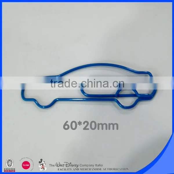 Customized Pantone Color Plastic Metal Car Design Paper Clip photo-4