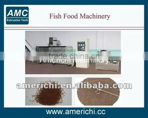 Fish feed processing machine
