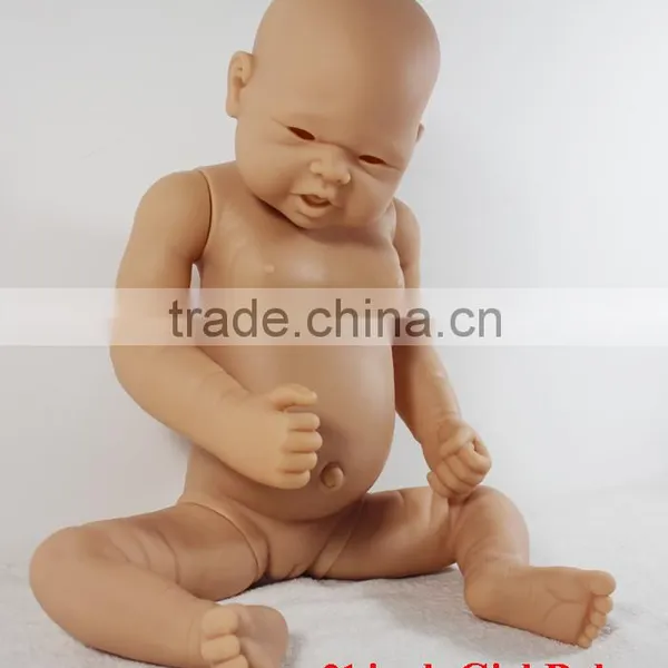21inch Reborn Baby Girl Full Silicone Reborn Baby Doll