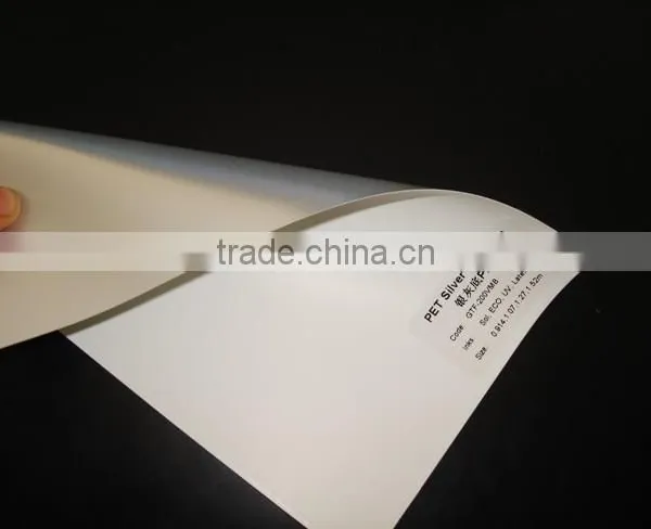 Roll up Media Silver Back PET Film 160mic photo-6