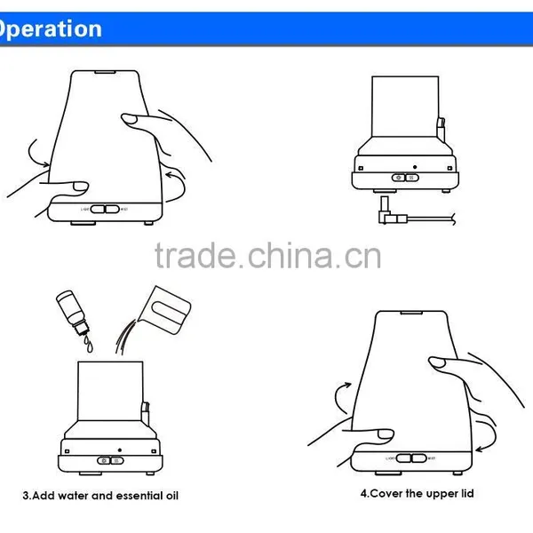 Ultrasonic Aroma Diffuser Aroma Diffuser Ultrasonic Room Vaporizer Humidifier photo-6