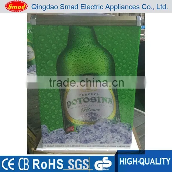 Flat Glass Door Freezer,sliding Door Chest Freezer,ice Cream Display Fridge photo-2