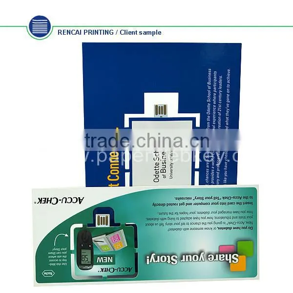 Interface Type USB 2.0 Card Style Bulk USB Flash Drive Paper USB Web Key photo-5