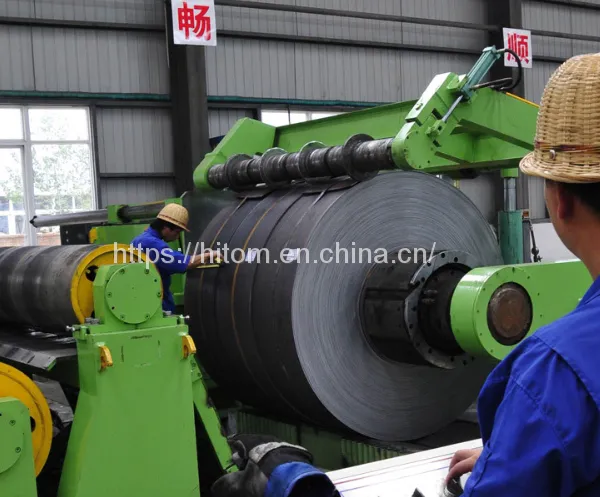 Hydraulic Steel Roll Coil Slitting Line for Pipe Making photo-3
