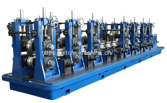Hollow Structural Section Pipe Production Line Straight Seam Iron Pipe Mill Line photo-4