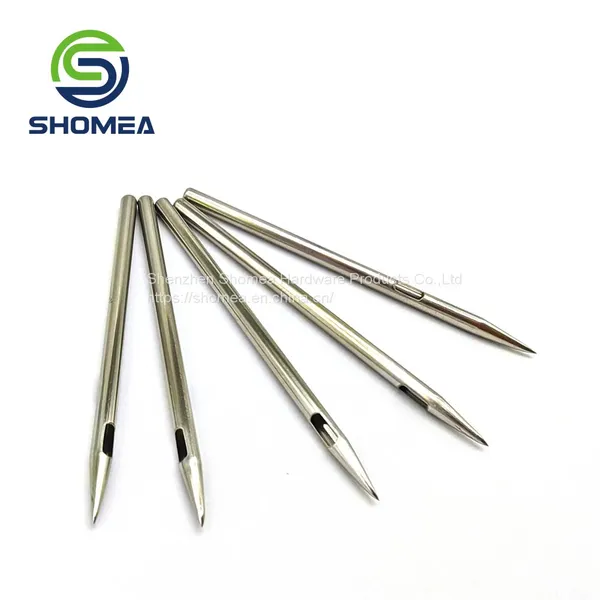 Shomea Customized Thin Wall Stainless Steel Cut Slot Needle Cannula With Pencil Point Tip photo-3