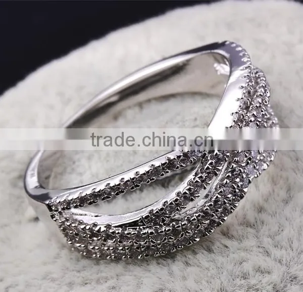Newest Trend Cubic Zirconia Fine CZ Stones Wholesale Jewelry Setting Wedding Ring photo-5