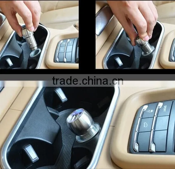 2016 Sale Crazy Dual USB 2-Port 5v 2A Metal Safety Hammer Car Charger photo-6