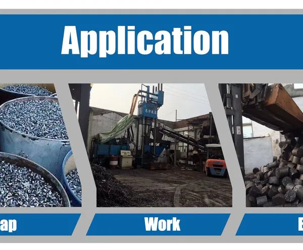 Y83-630 Hydraulic Steel Iron Copper Aluminum Chips Briquetting Press Machine photo-3