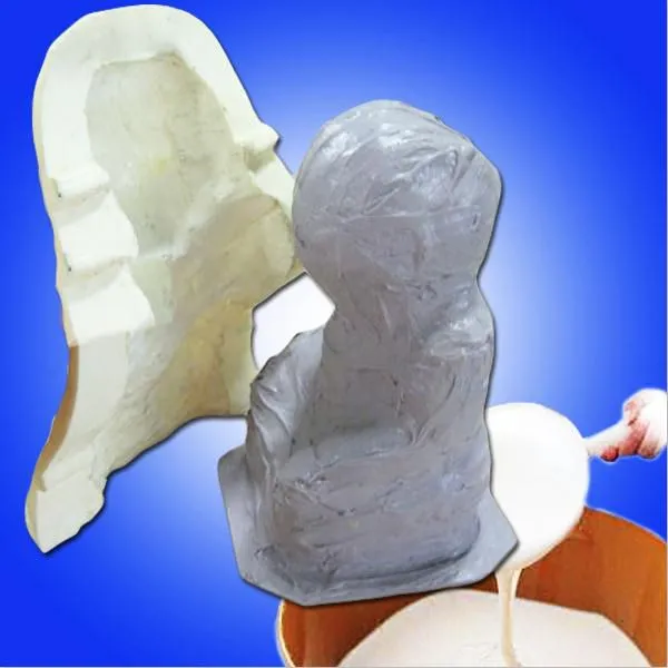 25A Cheap Silicone Rubber No Oily Concrete Stone Mould No Bubbles Liquid Silicon