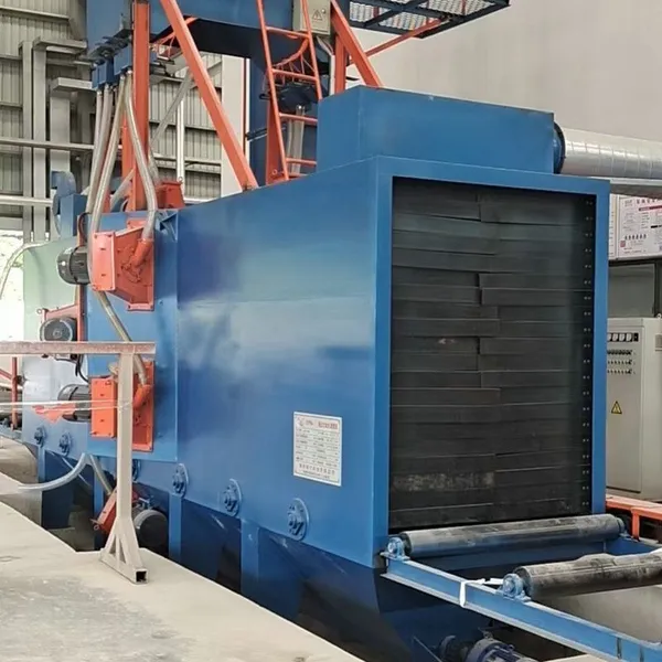 German Industrial Grade Shot Blasting Machine Roller Pass Through Steel Plate Pre-treatment Effect is Good photo-3
