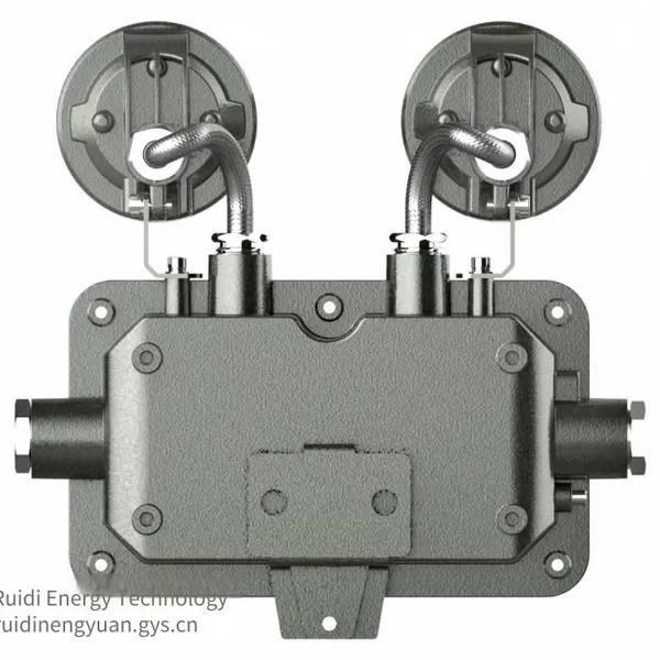 Rui's Lighting Led Explosion-proof Emergency Double-head Lamp, Fire Safety Exit, Emergency Duration photo-2